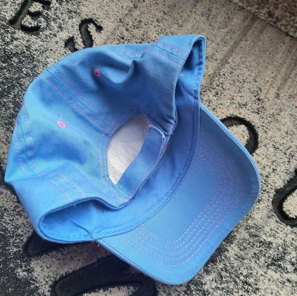 Girls Minnie Mouse Baseball Hat Blue Pink Cap Adjustable Strap Disney - Picture 6 of 8